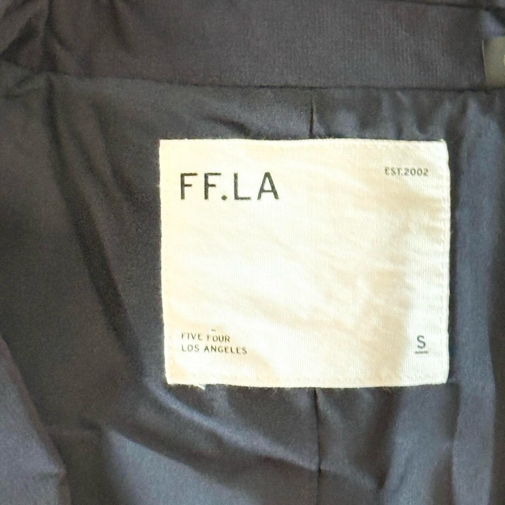 Five Four FF.LA Women's Nomad Blazer Size Small Navy Blue Athleisure Full Snap - Picture 6 of 8